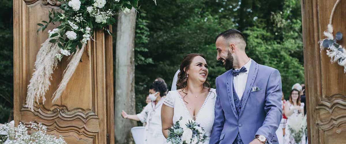 Cérémonie de mariage Bohême chic
